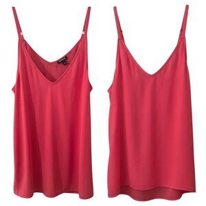 Torrid Cami Top Hot Pink Adjustable Straps Lightweight Size 0